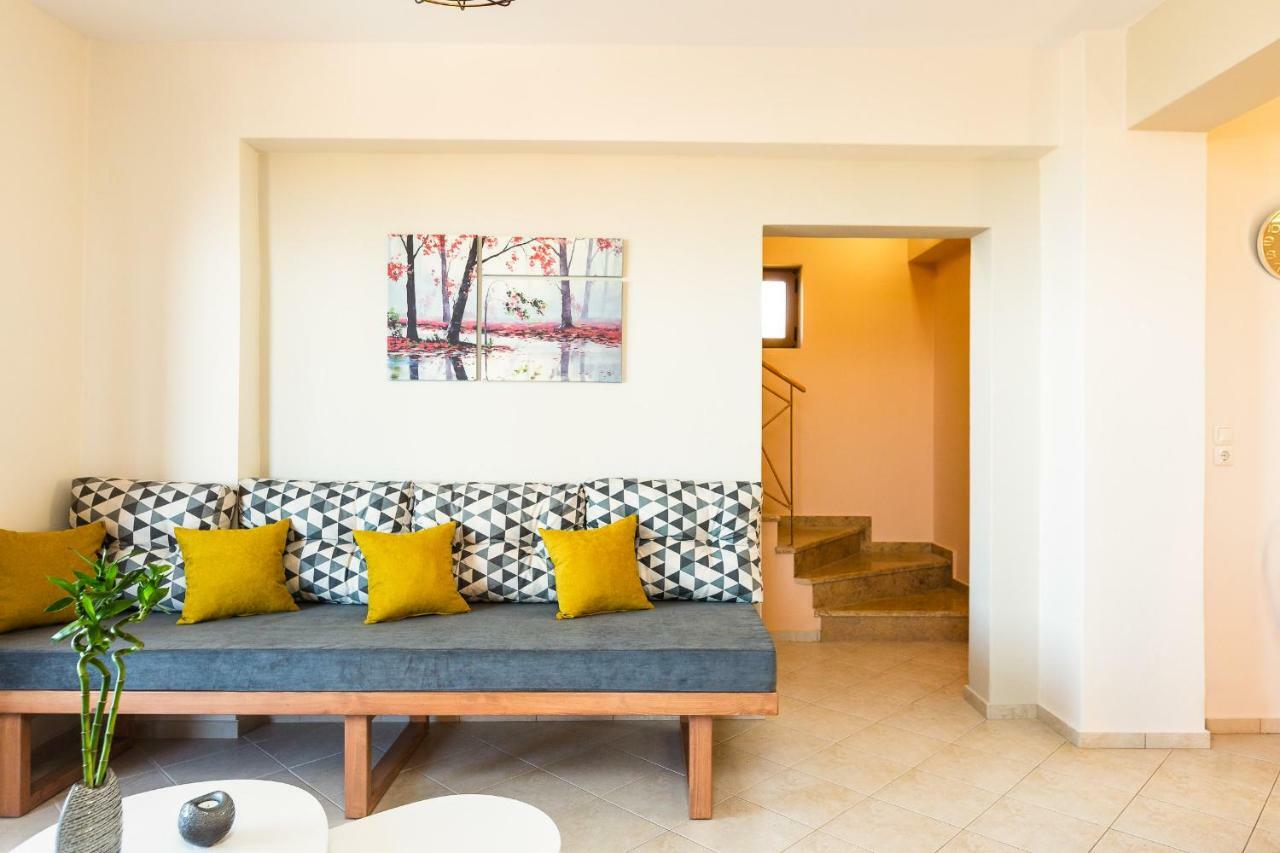 Maroulas Villas Ioanna & Stavros, Private Pools, Bbq & Seaview, By Thinkvilla 외부 사진
