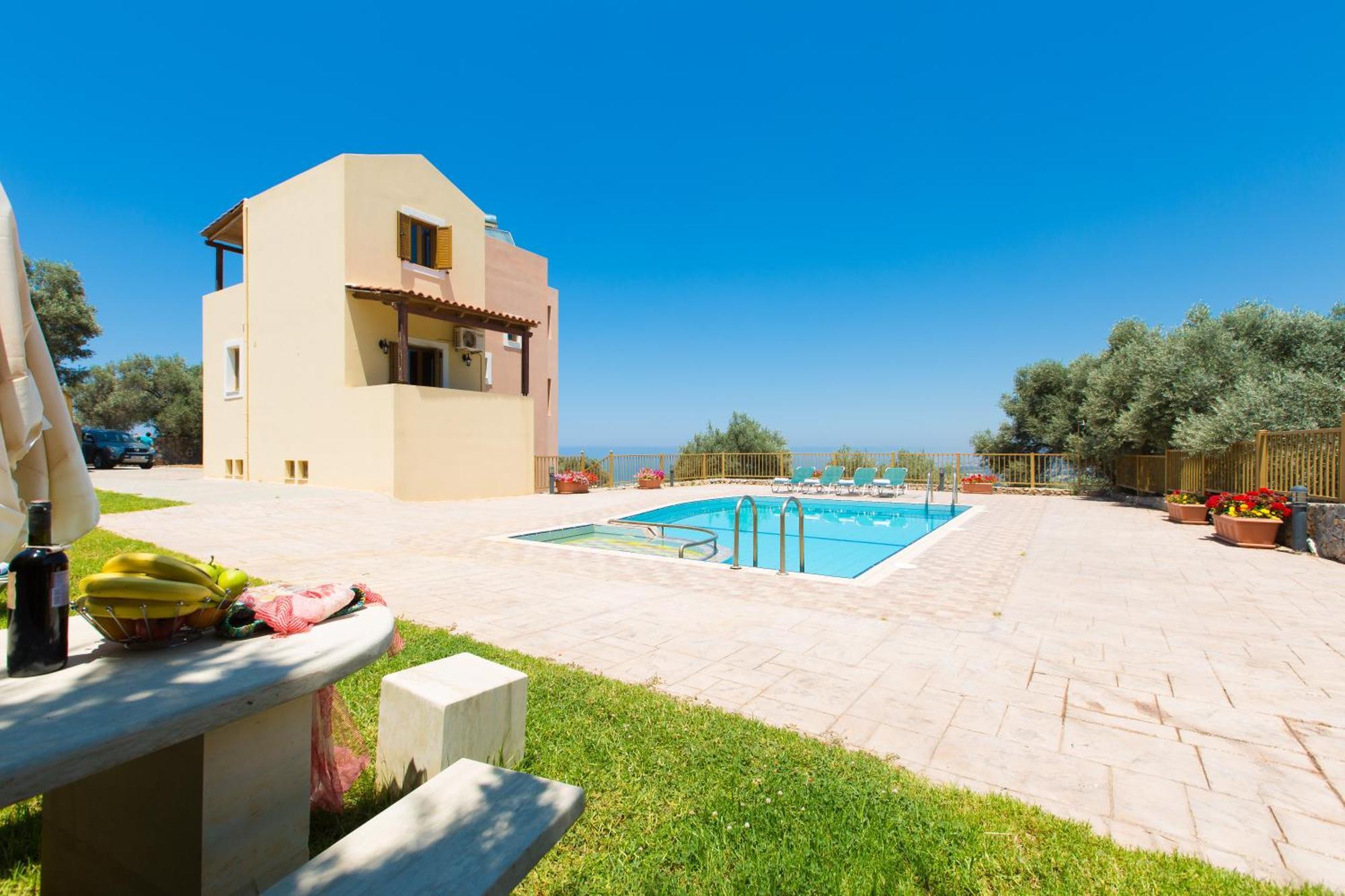 Maroulas Villas Ioanna & Stavros, Private Pools, Bbq & Seaview, By Thinkvilla 외부 사진
